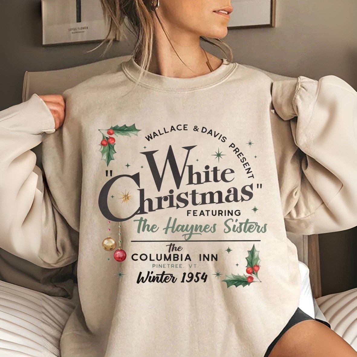 Vintage Christmas Crewneck Sweatshirt