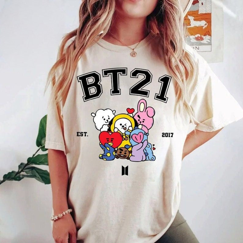 BTS Bangtan Boy Print T-shirt