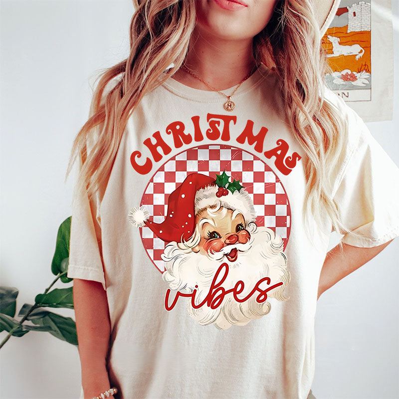 Vintage Christmas Santa T-shirt