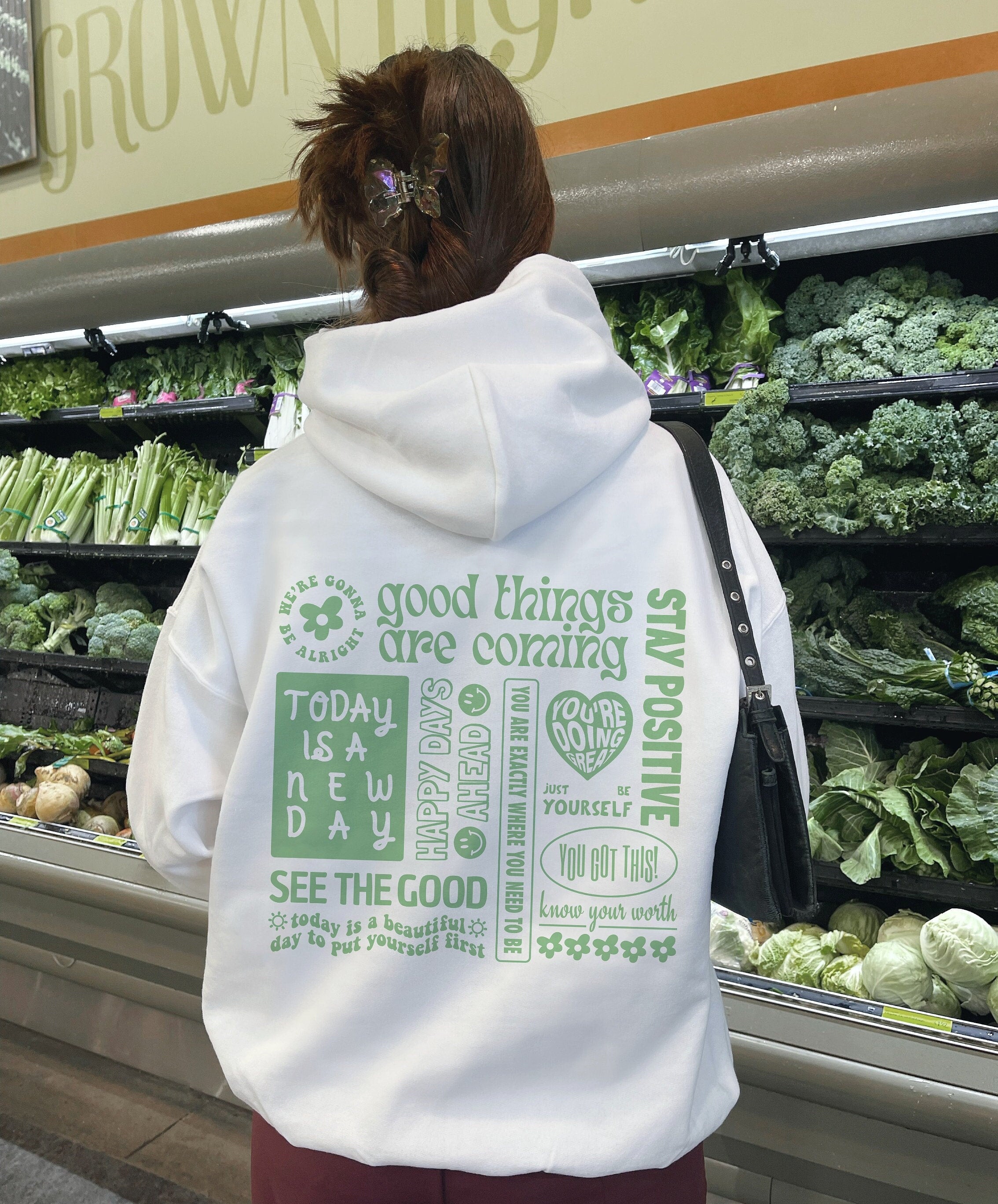 Positive Quotes Aesthetic Hoodie